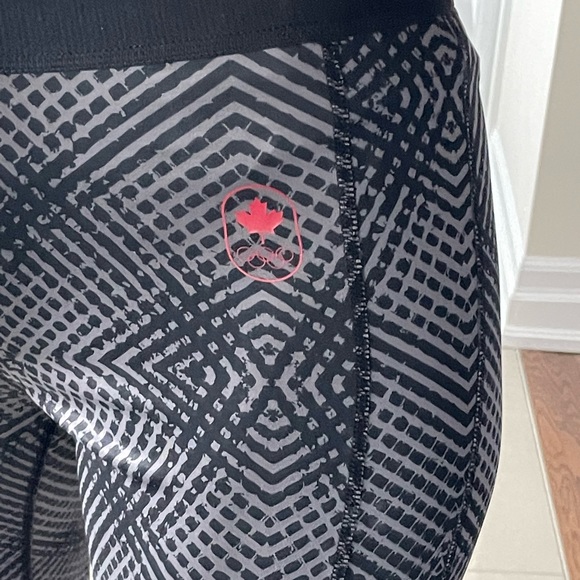Adidas Team Canada Half Leg Leggings Climalite Women’s Small - Picture 4 of 4